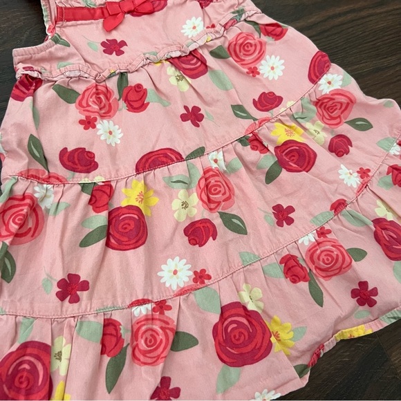 Gymboree Unicorn Garden Rose Tiered Ruffle Dress Toddler Baby Girls 12-18 Month - Picture 3 of 6